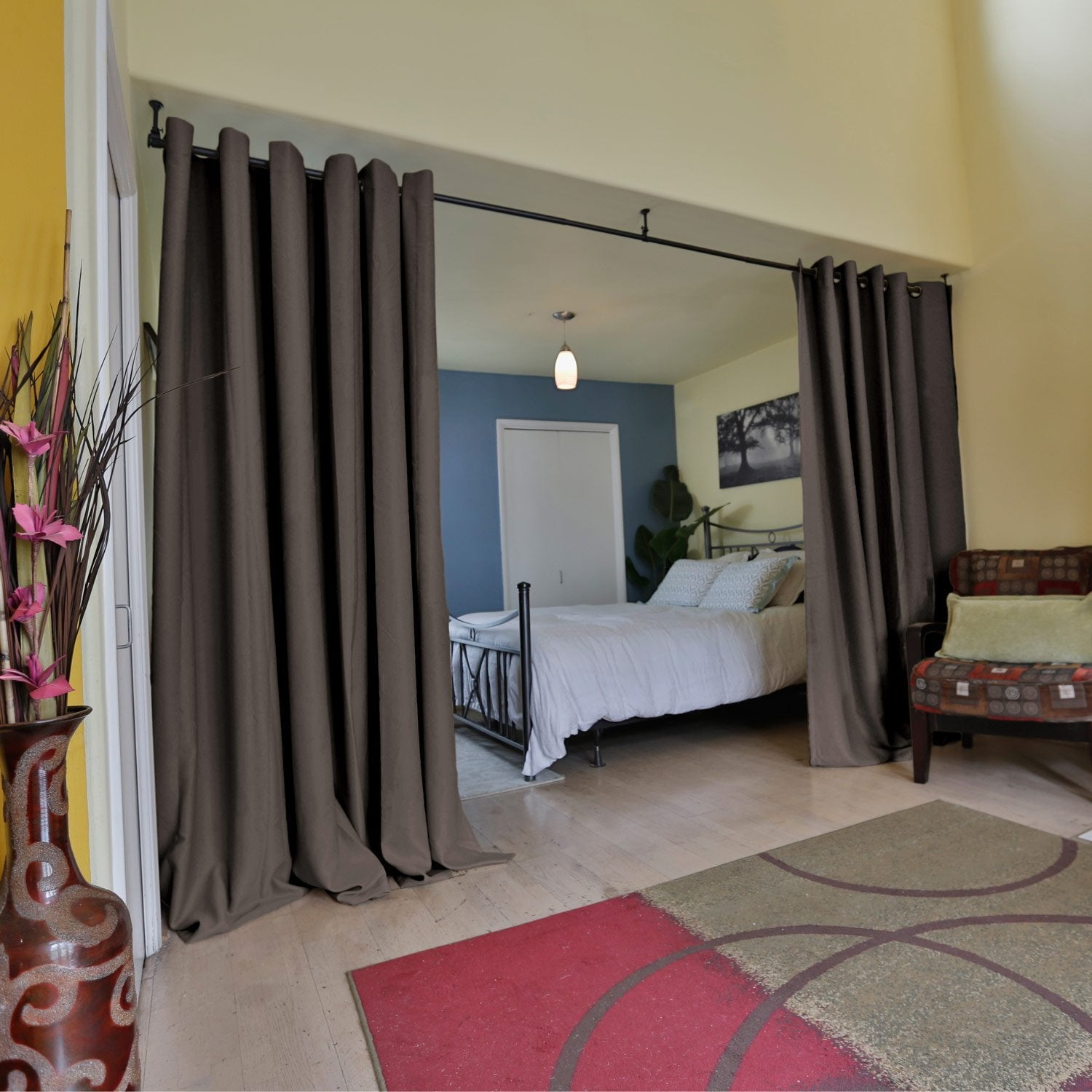 Room/Dividers/Now Hanging Room Divider Kit Large A, 8ft Tall x 9ft