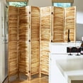 Room Dividers and Folding Privacy Screens, Wood Louvered Separators
