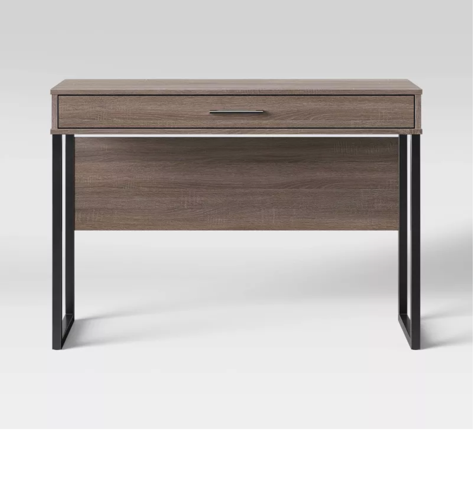 Room Essentials 78664737 Mixed Material Writing Desk Gray