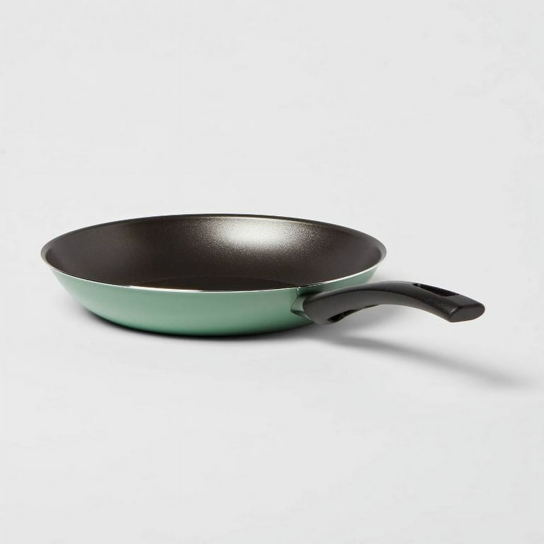 at Home Speckled Mint Green Non-Stick Aluminum Fry Pan, 11