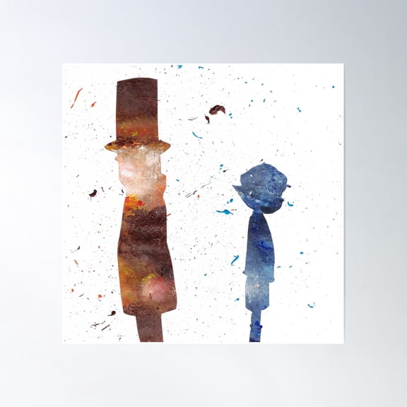 Room For Thought- A Professor Layton Tribute Poster Wall Art, Modern Wall Decor, 24x24 UNFRAMED