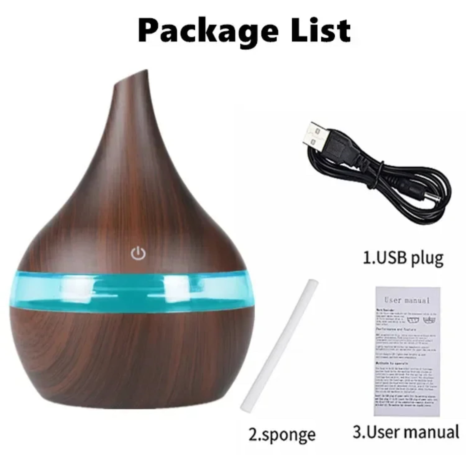 Room Fresh 300ml Cool Mist Aromatherapy Diffuser Air Appliance