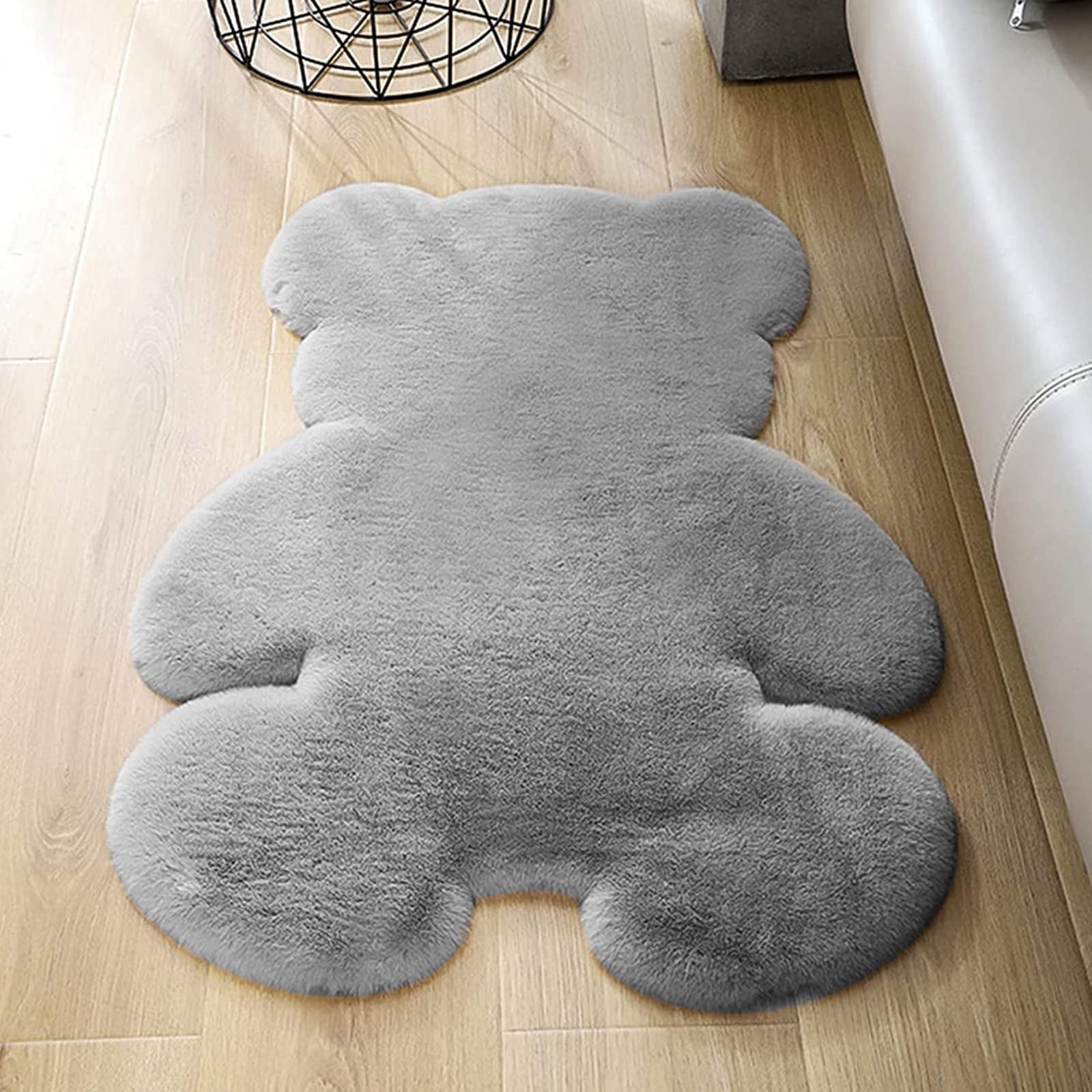 Room Home Decor, Washable Small Bear Rugs for Living Room Bedroom, Soft ...