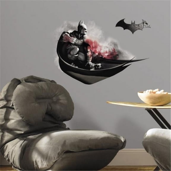 Room Mates RMK2705TB Batman Arkham City Darkness Wall Graphix Peel And Stick Giant Wall Decals