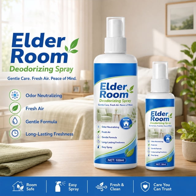 Room Odor Eliminator Spray, Elderly Room Air Freshener with Natural ...