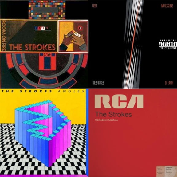 Room On Fire & First Impressions Of Earth & Angles (Gatefold) & Comedown Machine [LP Vinyl Bundle]