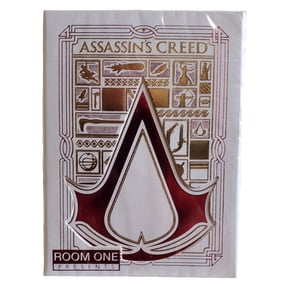 Room One Assassin's Creed Legacy Playing Cards, White Hidden Blade Edition, Poker Size Collectible Card Deck with Custom Artwork and Embossed Foil Sleeve