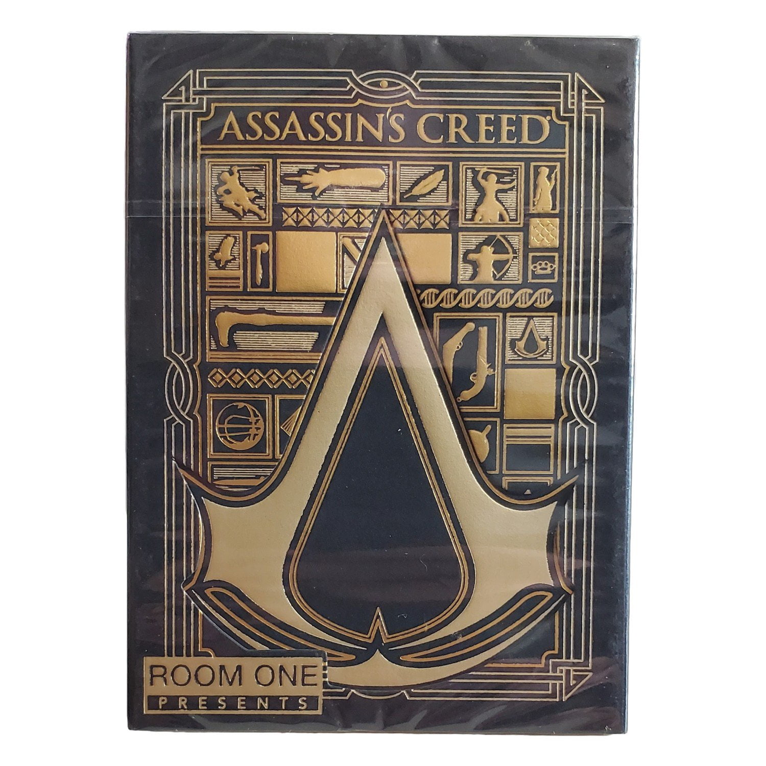 assassins creed card sleeves Sleeve Kings - Sleeve Bundle Matte finish for that amazing shuffle quality and feel you already know and love. Assassin Token Stained Glass Series