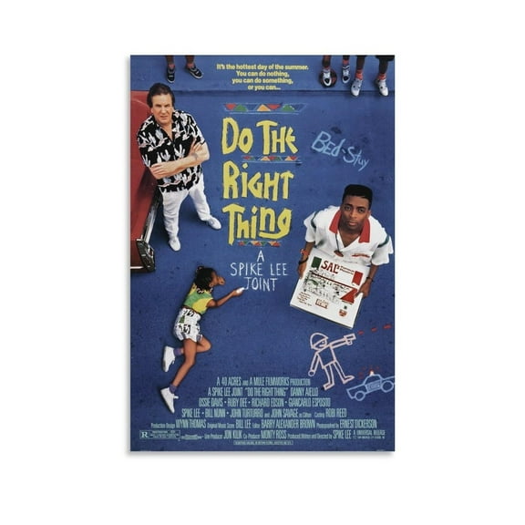 Room Posters Do The Right Thing Movie Posters Cool Artwork Wall Art Home Decor Gift Ideas Poster Decorative Painting Canvas Wall Art Living Room Posters Bedroom Painting