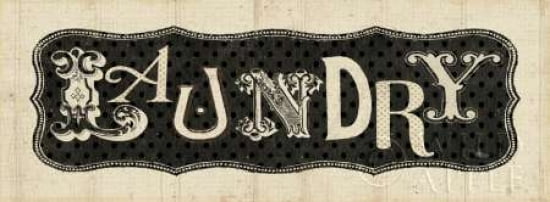 Room Signs I - Laundry Canvas Art - Pela Studio (10 x 20)