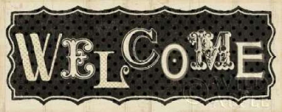 Room Signs IV - Welcome Canvas Art - Pela Studio (24 x 48)
