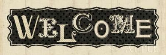 Room Signs IV - Welcome Canvas Art - Pela Studio (8 x 24)