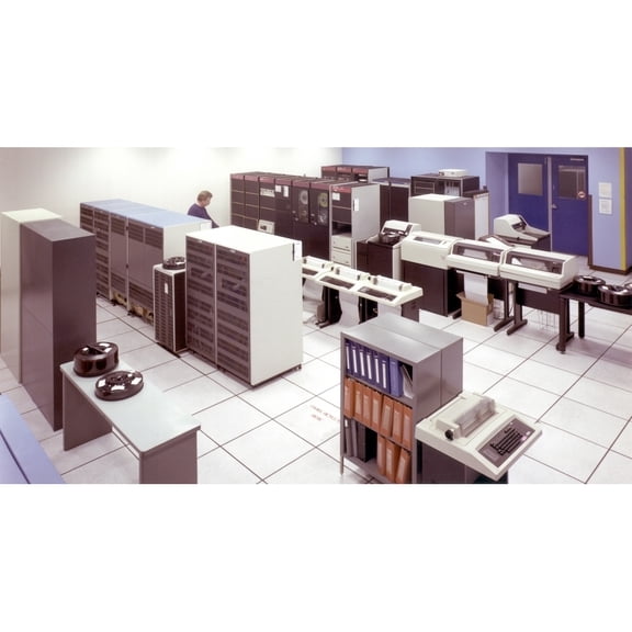 Room Size Computer At Nasa'S Ames Research Center. Feb. 16 History (24 x 18)