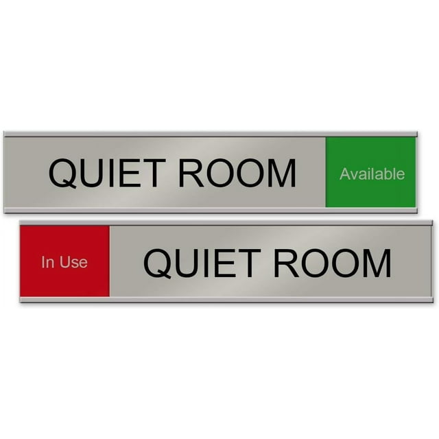 Room" Slider Sign (Red/Green, 10" x 2")