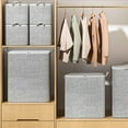 thumbnail image 1 of GERsome Clothes Storage Bags, Large Blanket Organization Storage Containers for Bedding, Comforters, Organizer with Reinforced Handle,Sturdy Zippers, 1 of 5