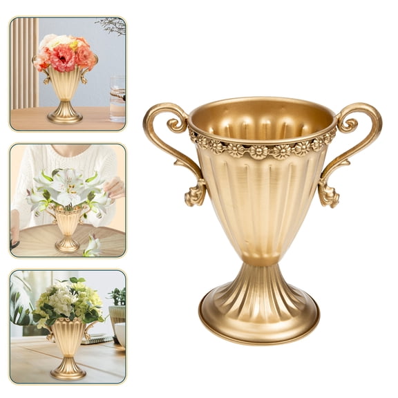 Room Tabletop Ornament Glass Vase Desktop Ornament Christmas Decorations Floral Decorations