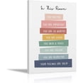 thumbnail image 1 of In This Room You Matter Diversity Rainbow Wall Decor Canvas Wall Art Painting Paints Picture For Home Counselor Office Classroom Nursery,11x14Inch,Therapist Gift,Teen Girls Boys Kids Gift, 1 of 6