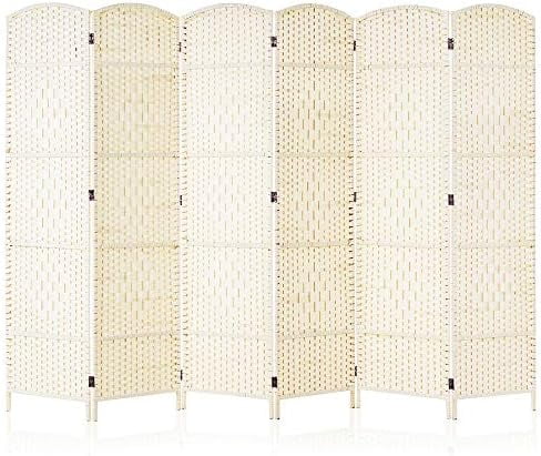 Image showcasing Room dividers 6 ft. Tall, Extra Wide Freestanding Privacy Screen with ...