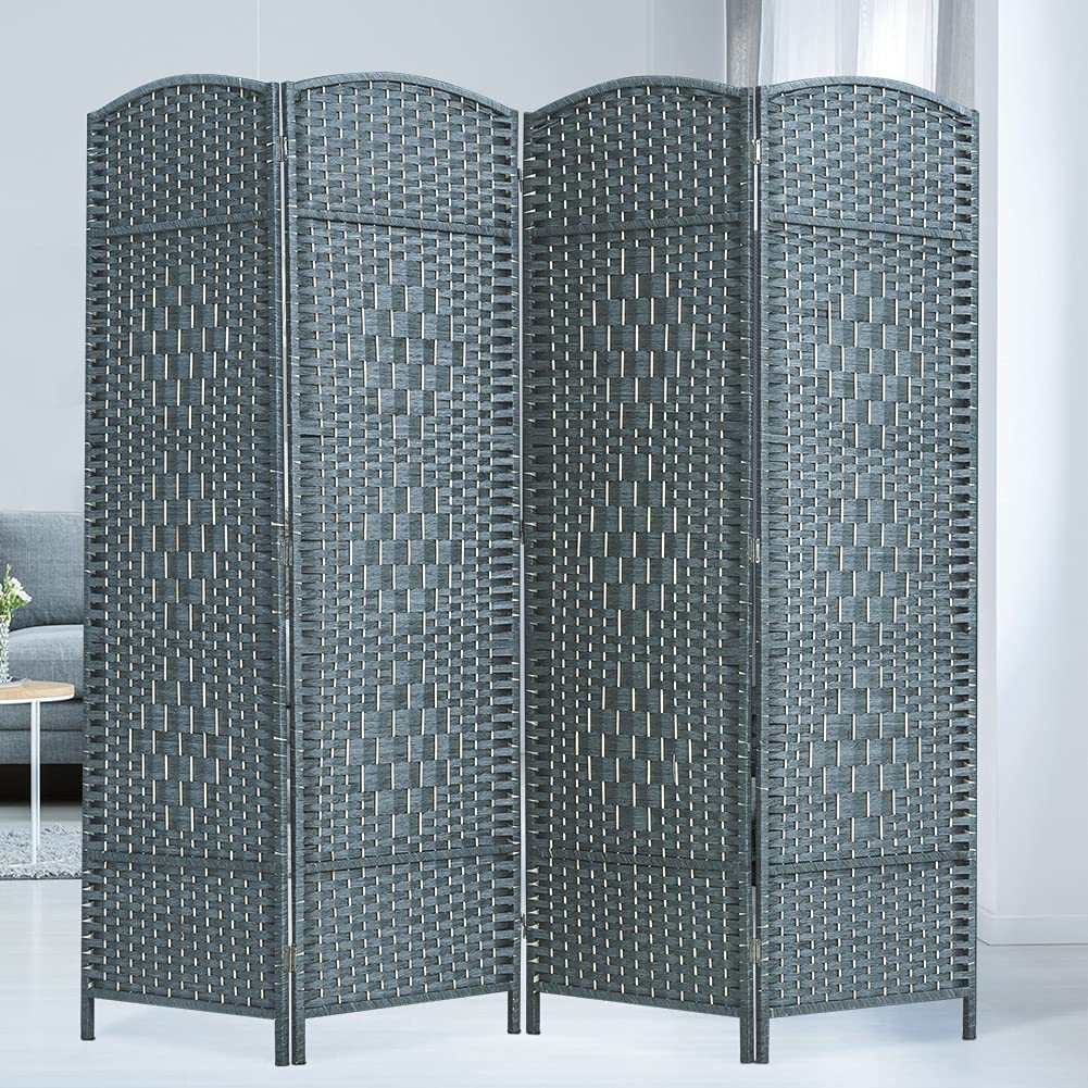 Room dividers 6 ft. Tall Extra Wide Freestanding Privacy Screen with