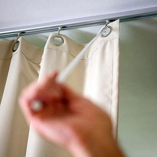 RoomDividersNow Ceiling Track Wand Curtain Puller Universal Drapery