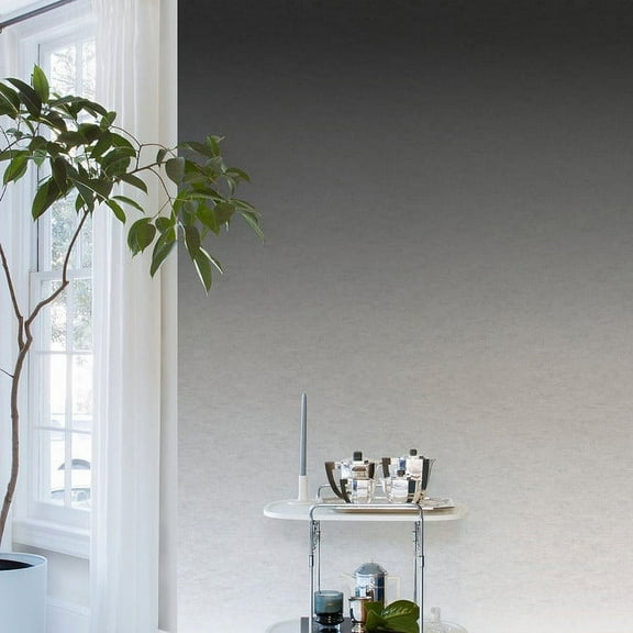 RoomMates Aura Ombre Charcoal, Peel & Stick Wallpaper 3 ft 4 in x 9 ft