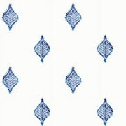 RoomMates Blue, Watercolor Foulard Peel & Stick Wallpaper 20.5 inches