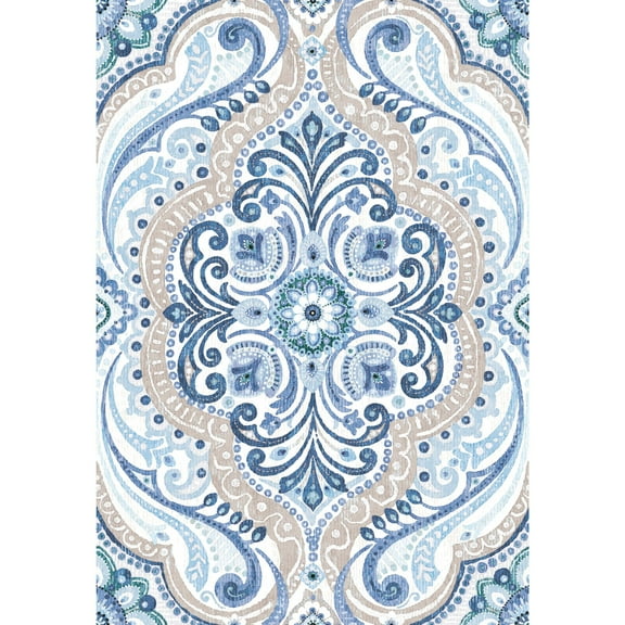 RoomMates Bohemian Damask Peel and Stick Wallpaper