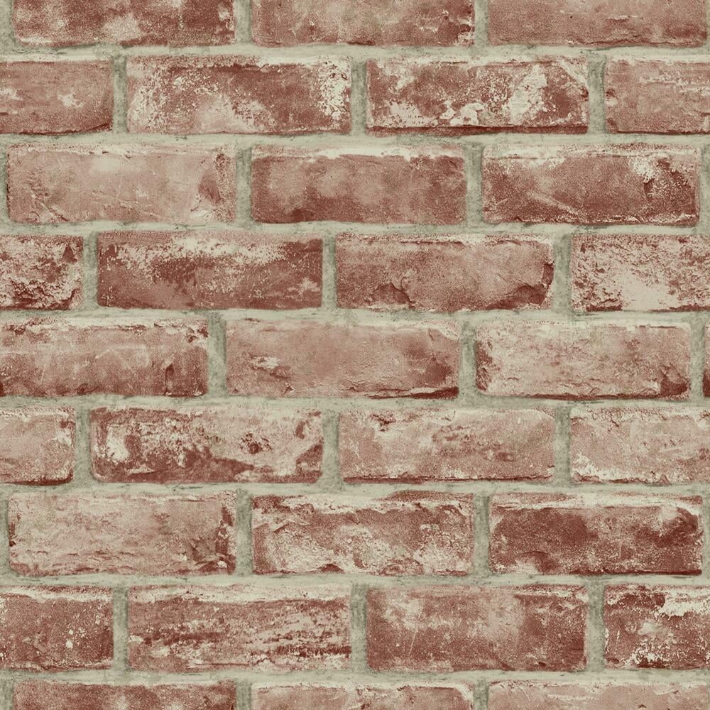 RoomMates Brick Peel and Stick Wallpaper Roll