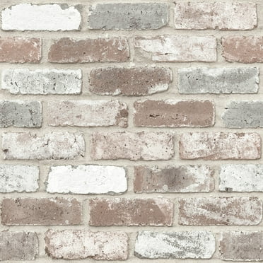 RoomMates Brown, Peel and Stick Wallpaper 30.75 sq ft