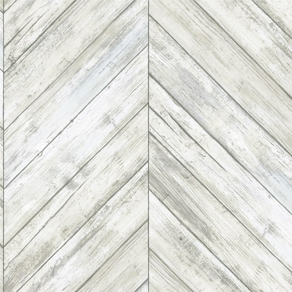 RoomMates Chevron Stone Peel and Stick Wallpaper