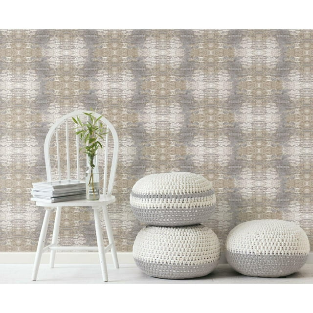 RoomMates Coral Floral Sprig Peel and Stick Wallpaper
