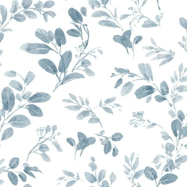 RoomMates Dancing Leaves Peel and Stick Wallpaper, 20.5 in x 18 ft