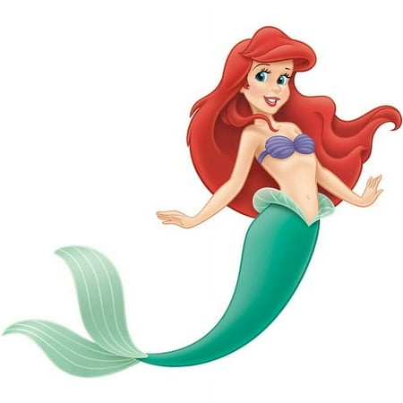 RoomMates Disney Princess Little Mermaid Giant Peel and Stick Wall Decal