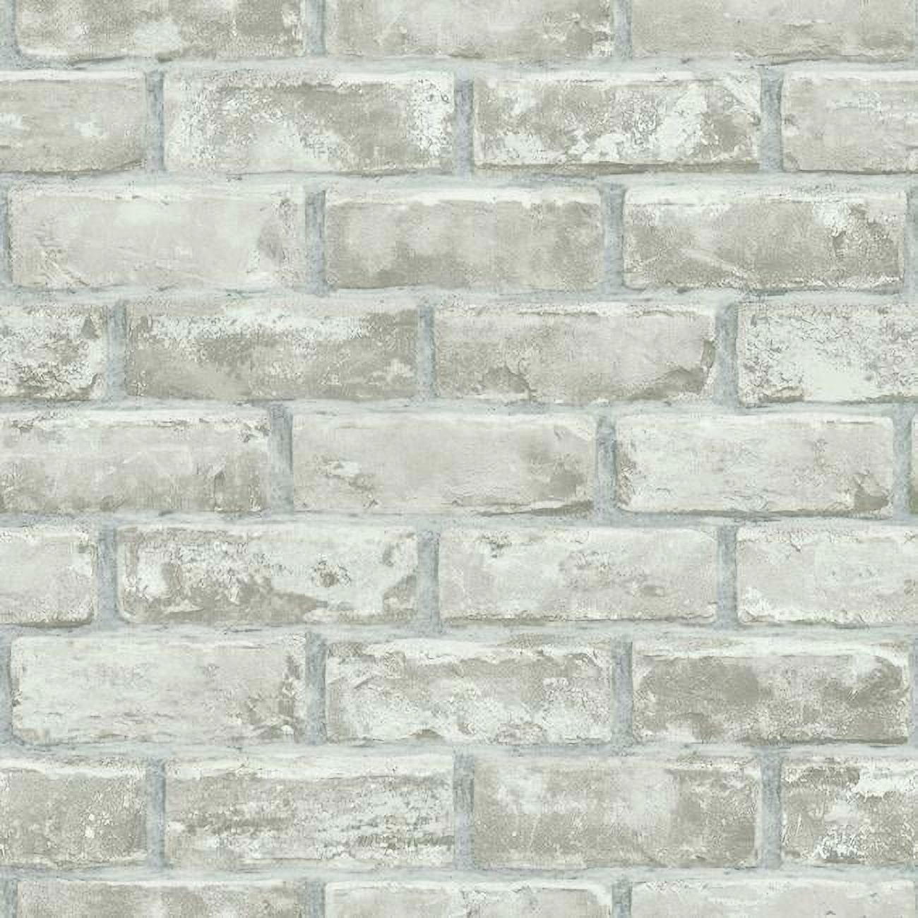 RoomMates Dusty Grey, Peel And Stick Wallpaper 20.5" x 16.5'