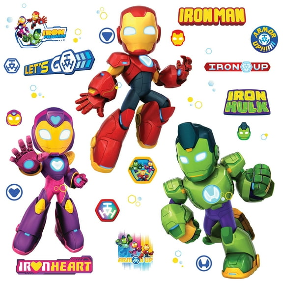 RoomMates Iron Man and His Awesome Friends Wall Decals