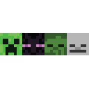RoomMates Minecraft Hostile Mobs Peel and Stick Border