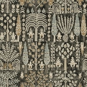 RoomMates Persian Ikat Black, Peel & Stick Wallpaper Roll