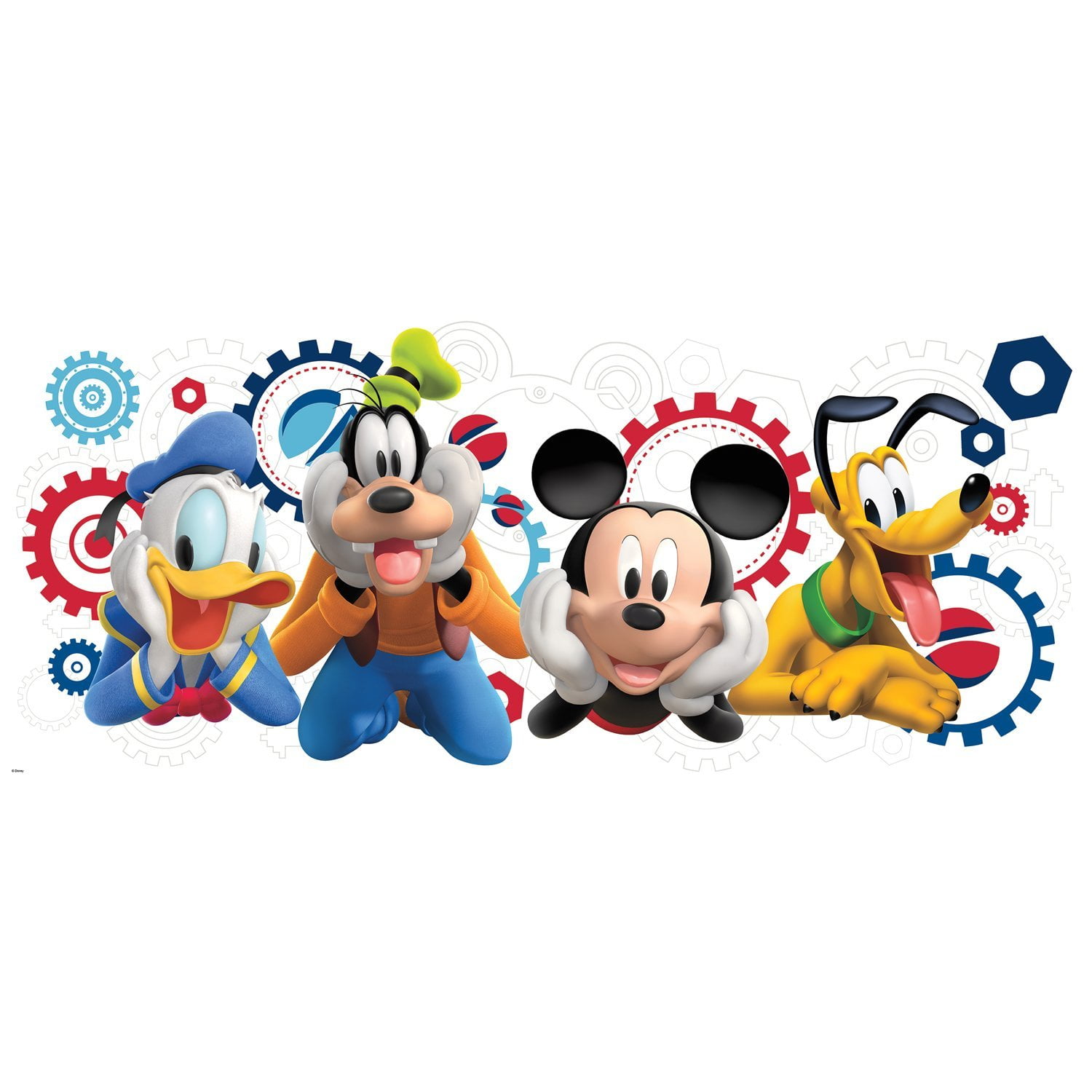 Colorful Disney Mickey and Friends Wall Decal