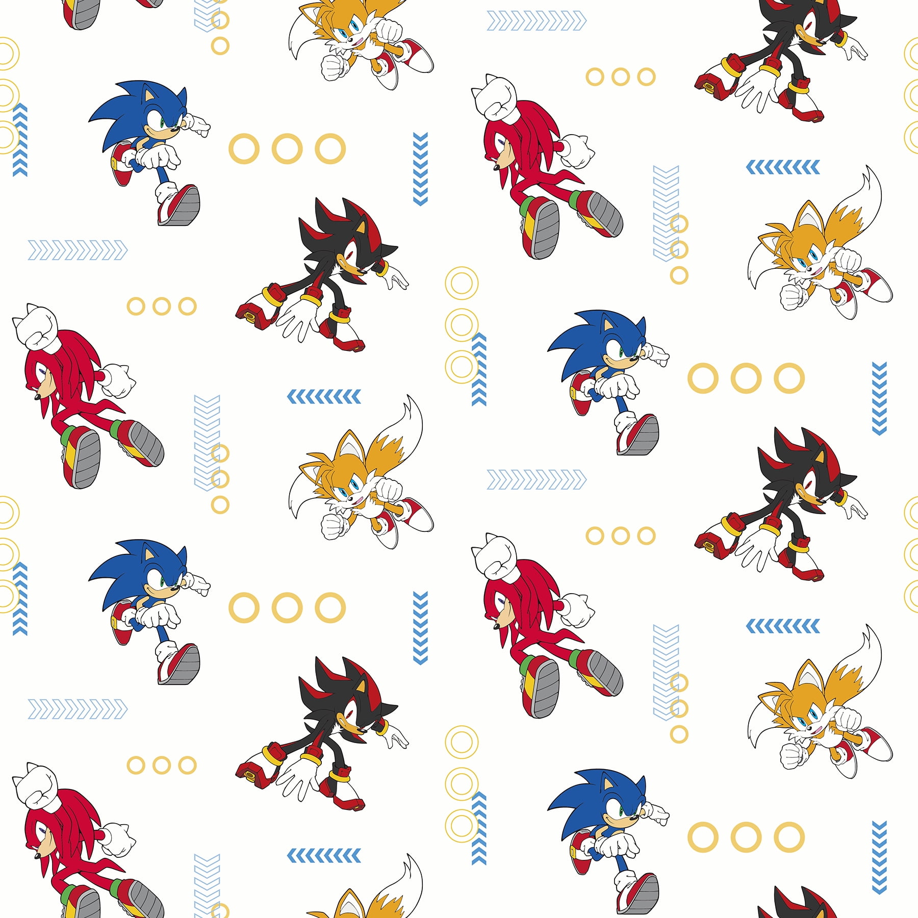 RoomMates Sonic The Hedgehog Let’s Roll Peel and Stick Wallpaper
