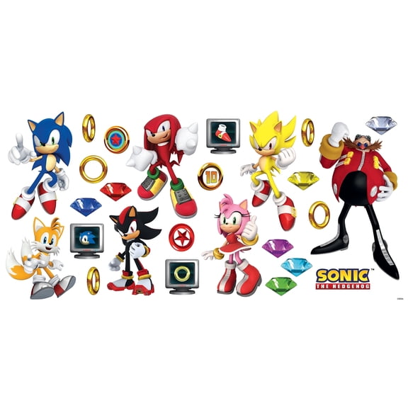 RoomMates Sonic The Hedgehog Characters Wall Decals