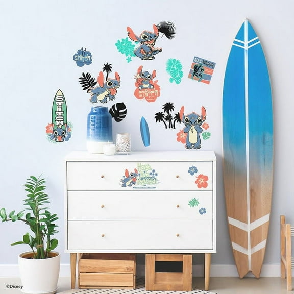 RoomMates Stitch Surf's Up Wall Decal