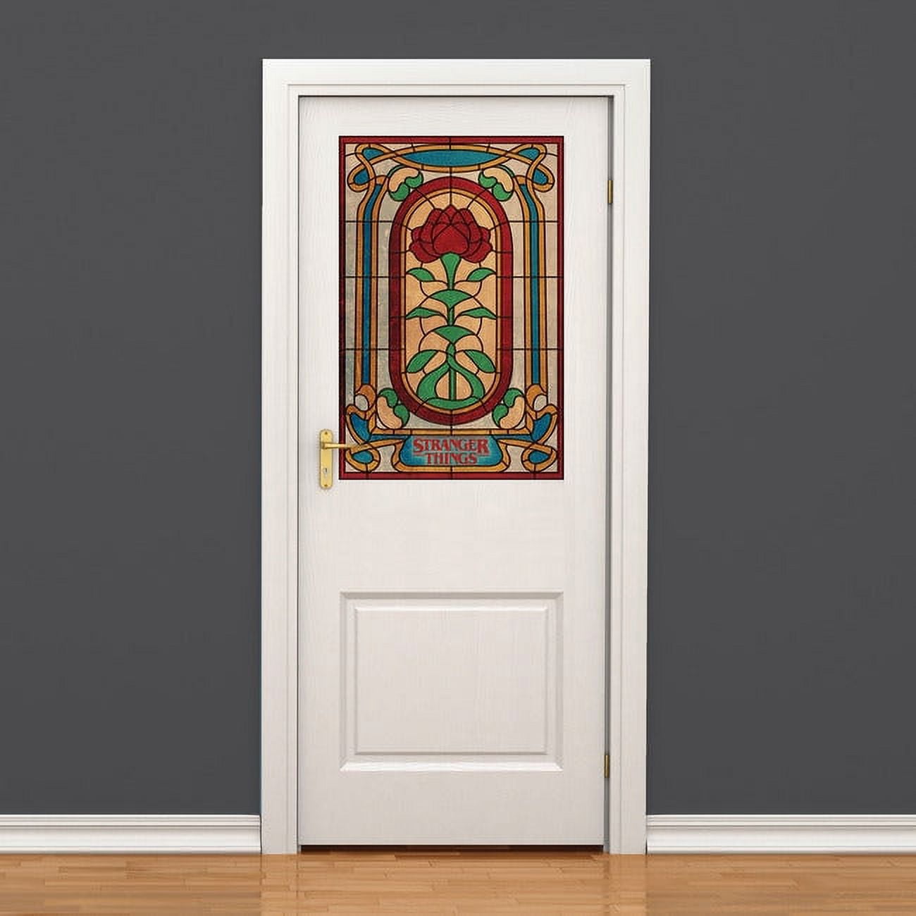 RoomMates Stranger Things Creel House Rose Window Wall Decal