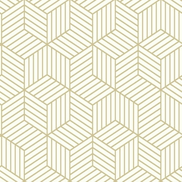 RoomMates Striped Hex Peel and Stick Wallpaper