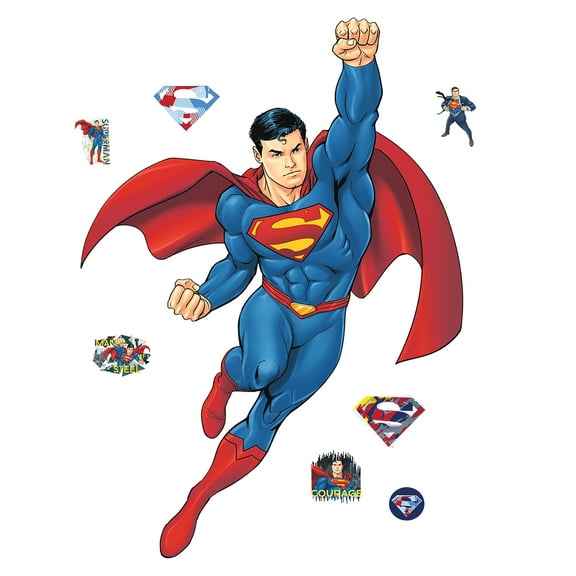 RoomMates Superman Global Hero Peel and Stick Wall Decals