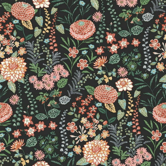 RoomMates black, Peel and Stick Wallapaper