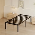 thumbnail image 1 of Roomdiary 18 inch Twin XL Bed Frames, Heavy Duty Metal with Large Storage, Noise Free, No Box Spring Needed, Easy Assembly, Black, 1 of 9