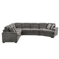 thumbnail image 1 of Roomfitters 149" Oversized Sectional Modern Large Upholstered U-Shape Sectional Sofa, Extra Wide Chaise Lounge Couch for Home, Bedroom, Apartment, Dorm, Office, Ebony, 1 of 1