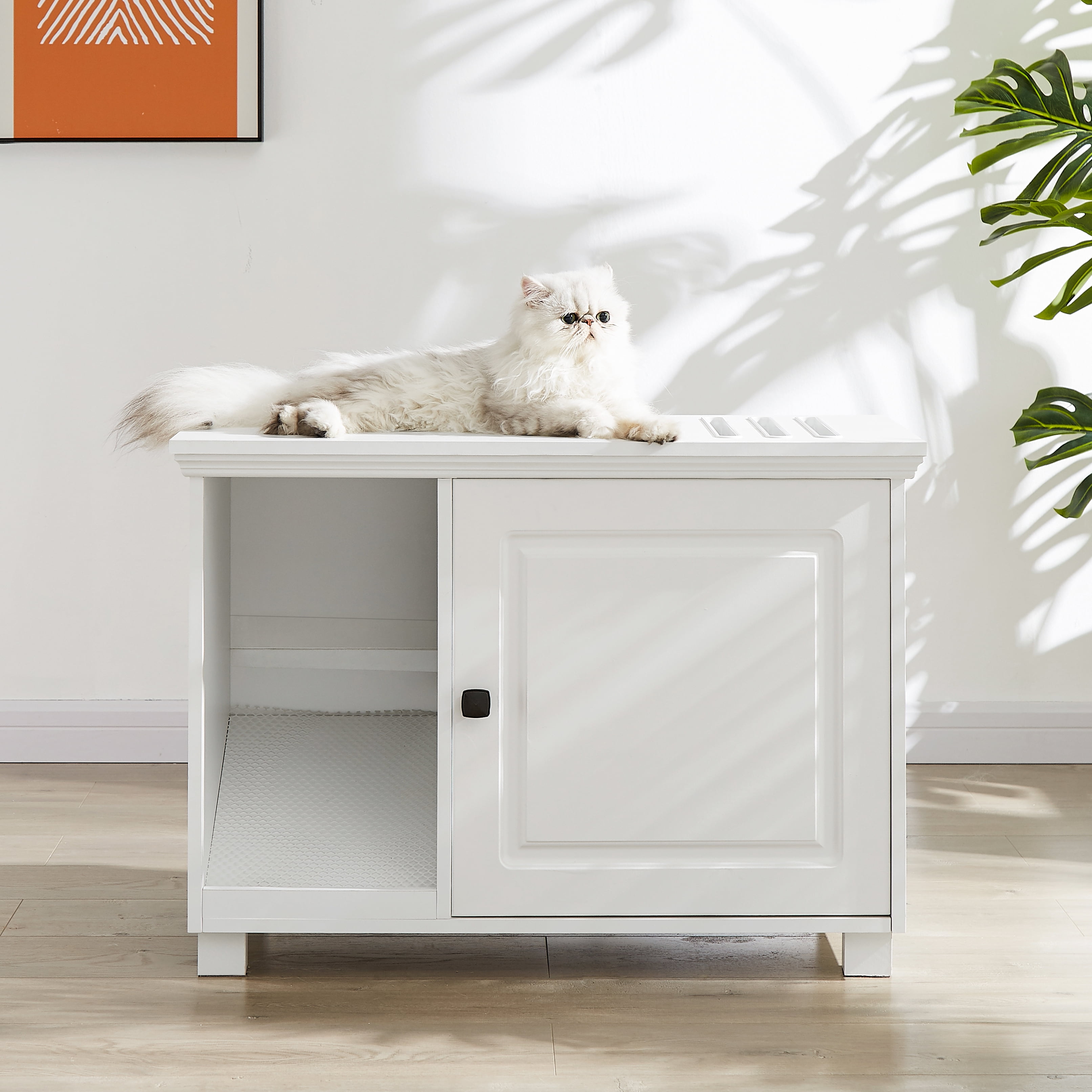 Roomfitters Cat Litter Box Enclosure Hidden Kitty Litter Box