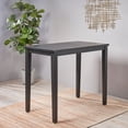 thumbnail image 1 of Roomfitters Wooden High Bar Table, Sleek Grey Finish, Ideal for Home Bar, Dining, or Kitchen Areas, Minimalist Modern Design with Sturdy Legs, Perfect for Small Spaces and Urban Interiors, 1 of 12