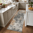 thumbnail image 1 of Roomisland 2'x6' Runner Rug, Washable Non Slip Low Profile Rug with Rubber Backing for Kitchen, Entryway, Hallway, 1 of 9